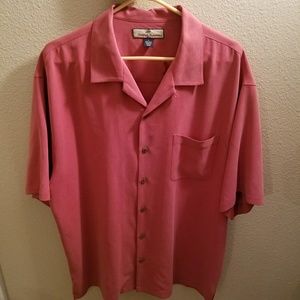 Tommy bahama 100% silk mens large shirt